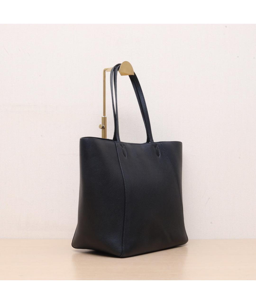 LOUIS VUITTON Черная кожаная сумка через плечо, фото 6