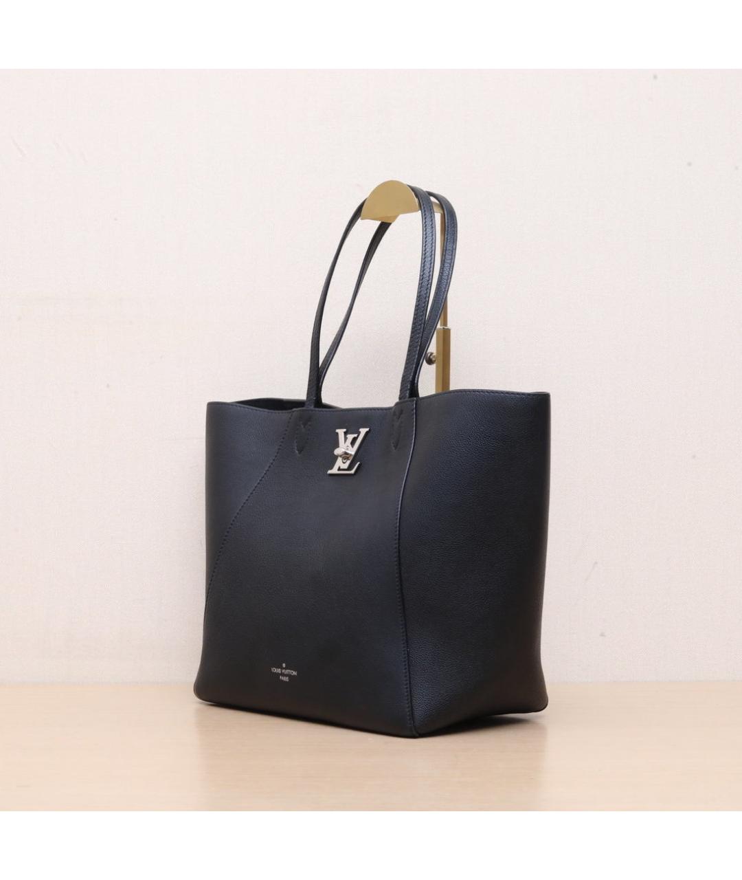 LOUIS VUITTON Черная кожаная сумка через плечо, фото 4