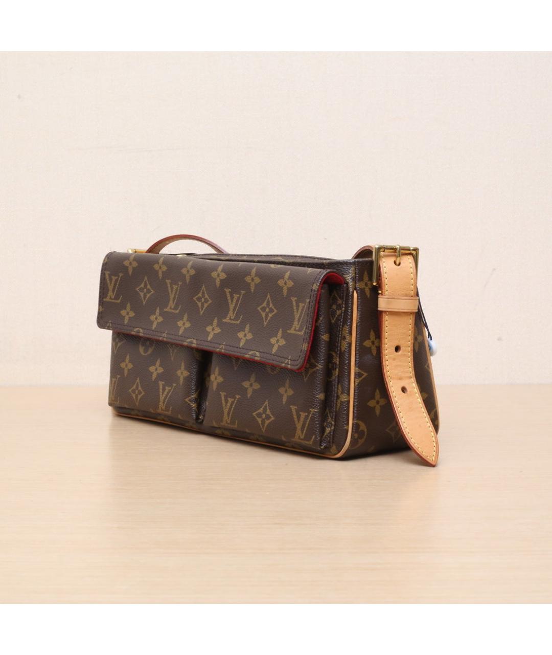 LOUIS VUITTON Коричневая сумка через плечо, фото 4