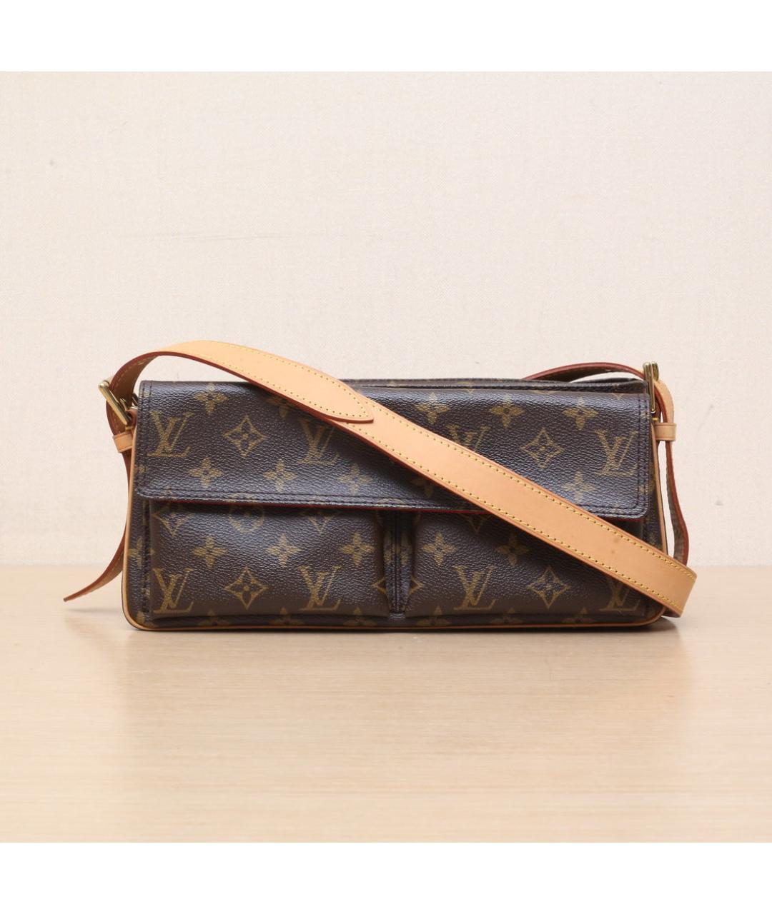 LOUIS VUITTON Коричневая сумка через плечо, фото 3
