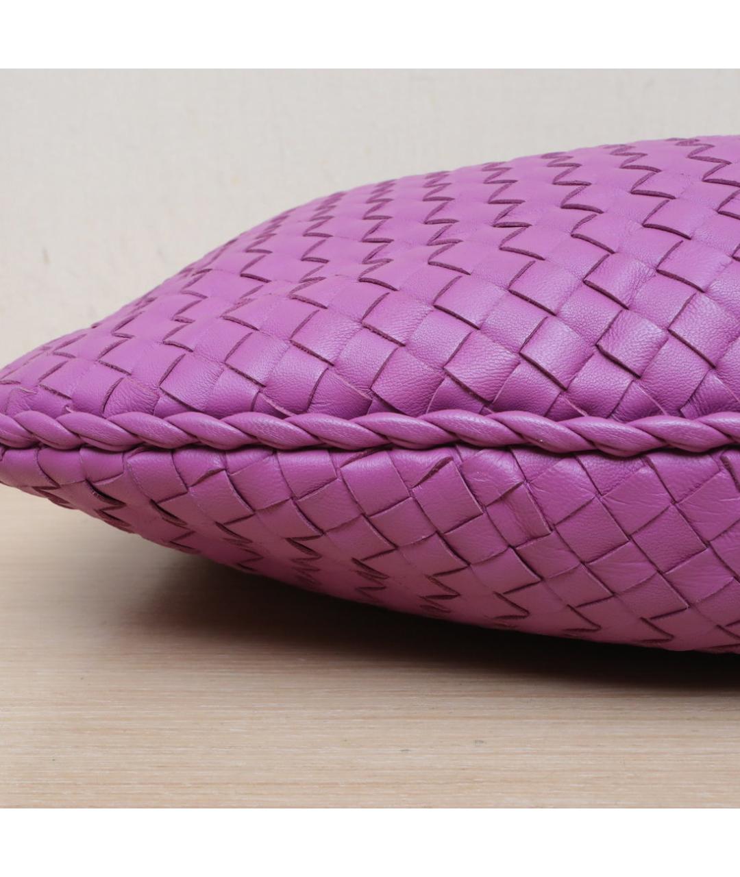 BOTTEGA VENETA Фиолетовая кожаная сумка через плечо, фото 9