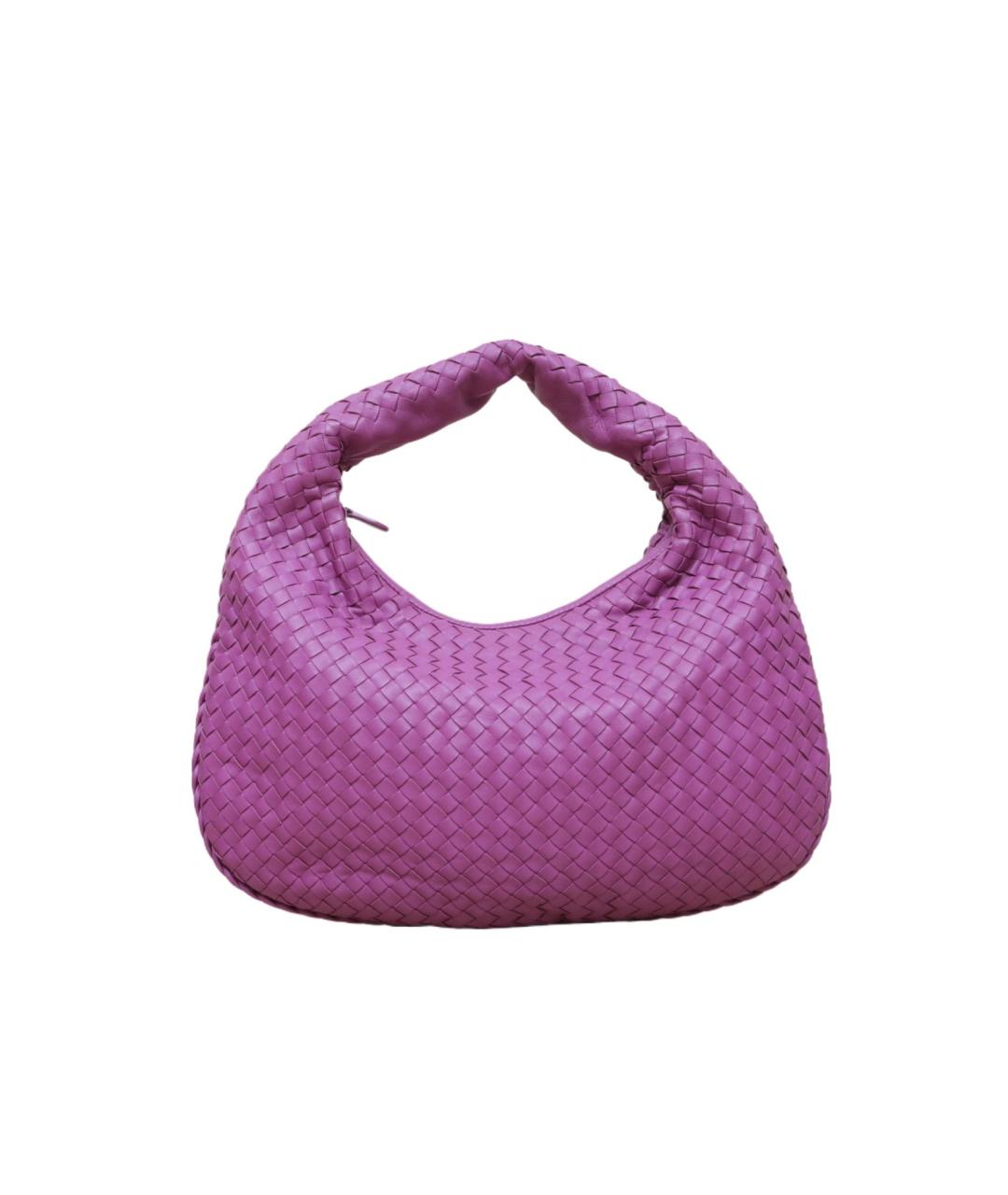 BOTTEGA VENETA Фиолетовая кожаная сумка через плечо, фото 1