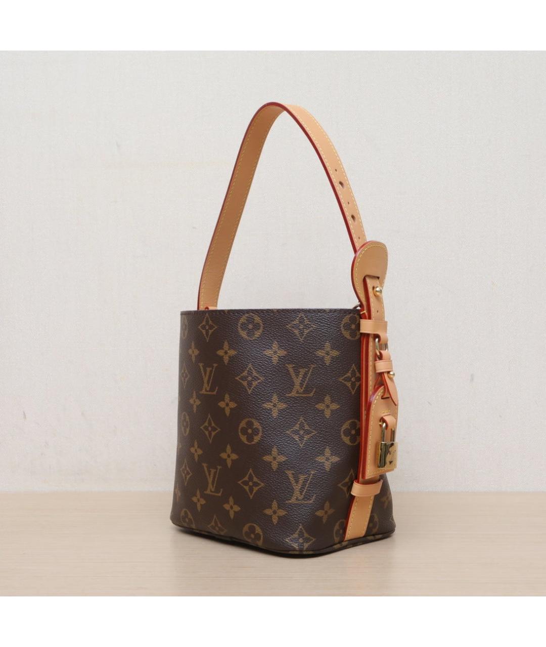 LOUIS VUITTON Коричневая сумка через плечо, фото 4