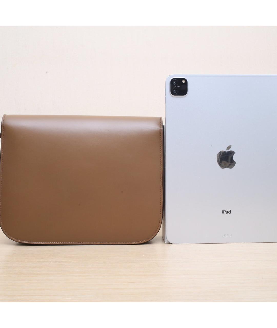 CELINE Коричневая кожаная сумка через плечо, фото 7