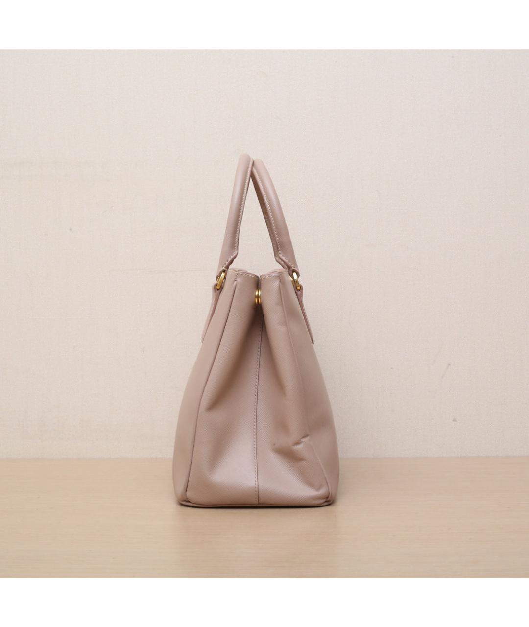 PRADA Бежевая кожаная сумка через плечо, фото 5