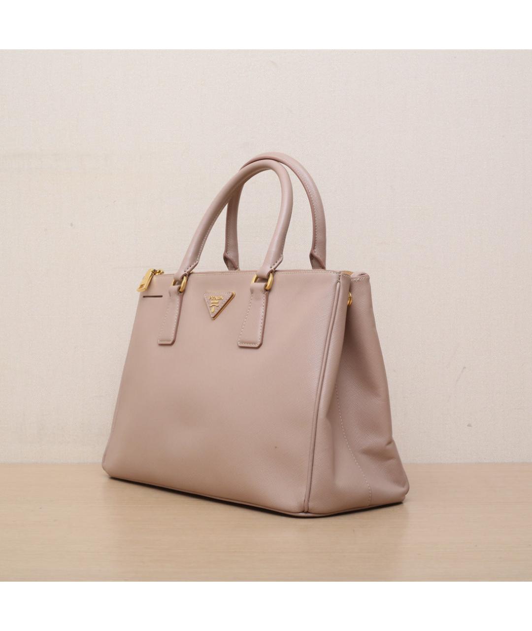 PRADA Бежевая кожаная сумка через плечо, фото 4