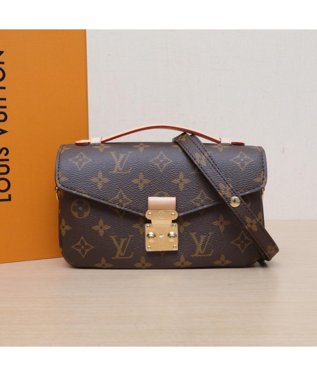LOUIS VUITTON Коричневая сумка через плечо, фото 2
