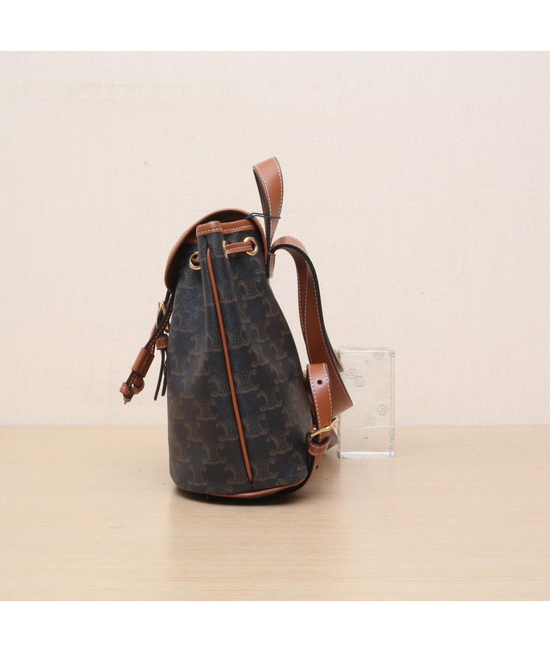 CELINE Коричневый рюкзак, фото 5