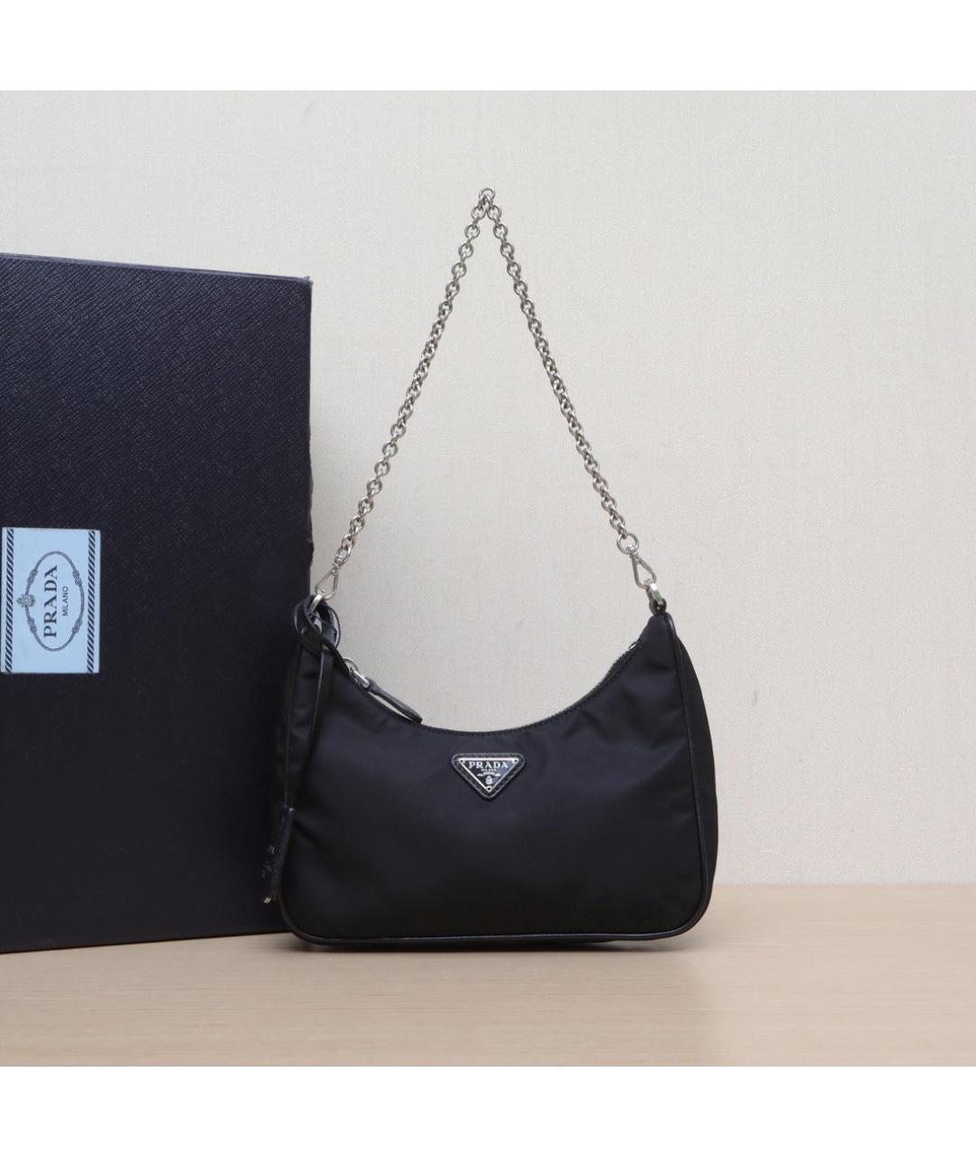 PRADA Черная сумка через плечо, фото 2