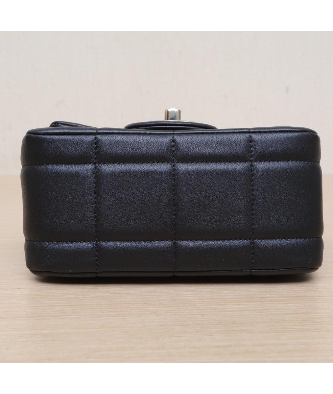CHANEL Черная кожаная сумка через плечо, фото 9