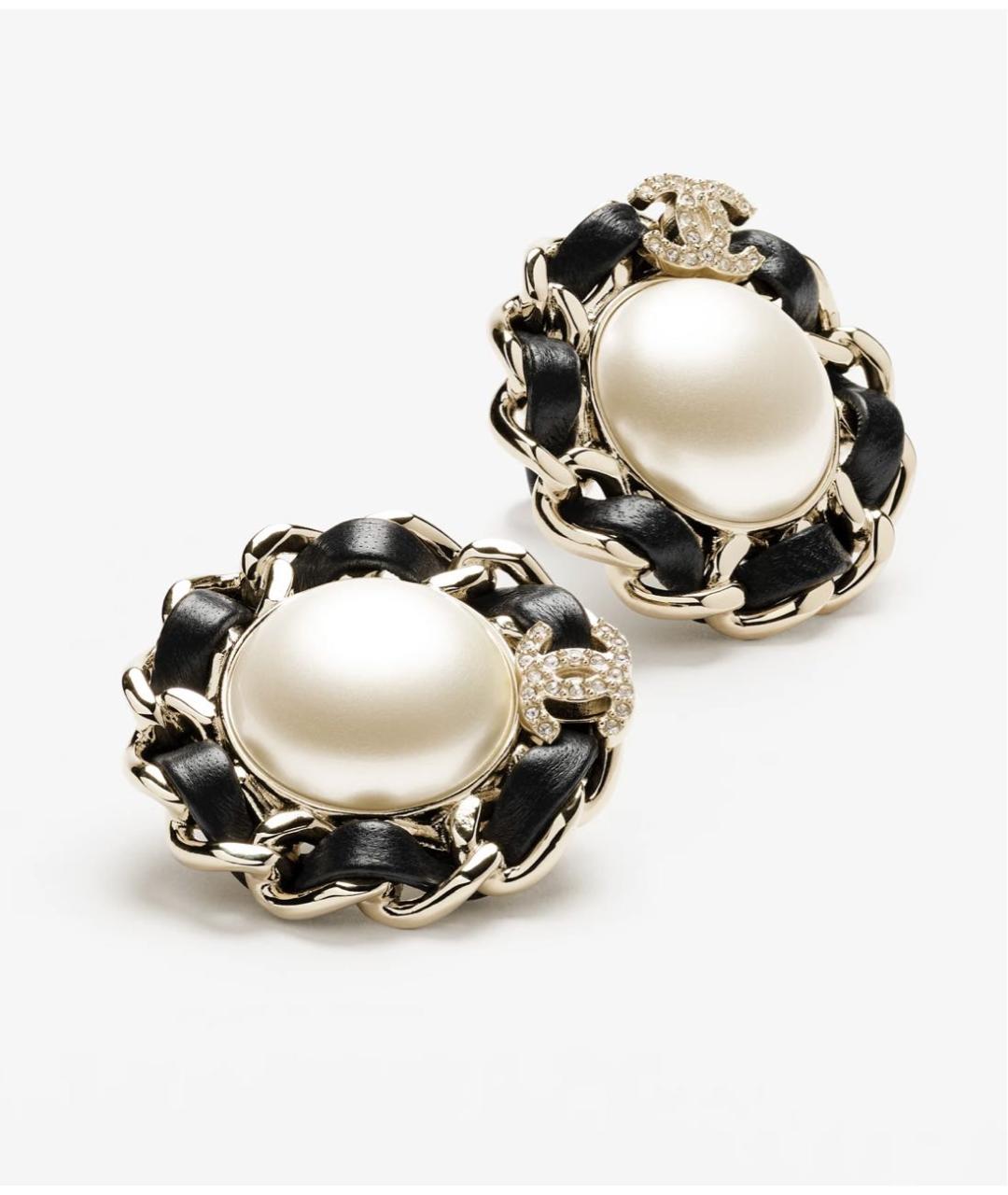 CHANEL Металлические серьги, фото 3