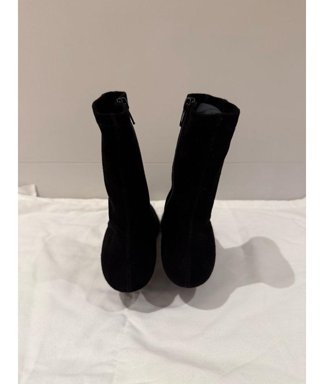 THE ROW Черные замшевые ботильоны, фото 3