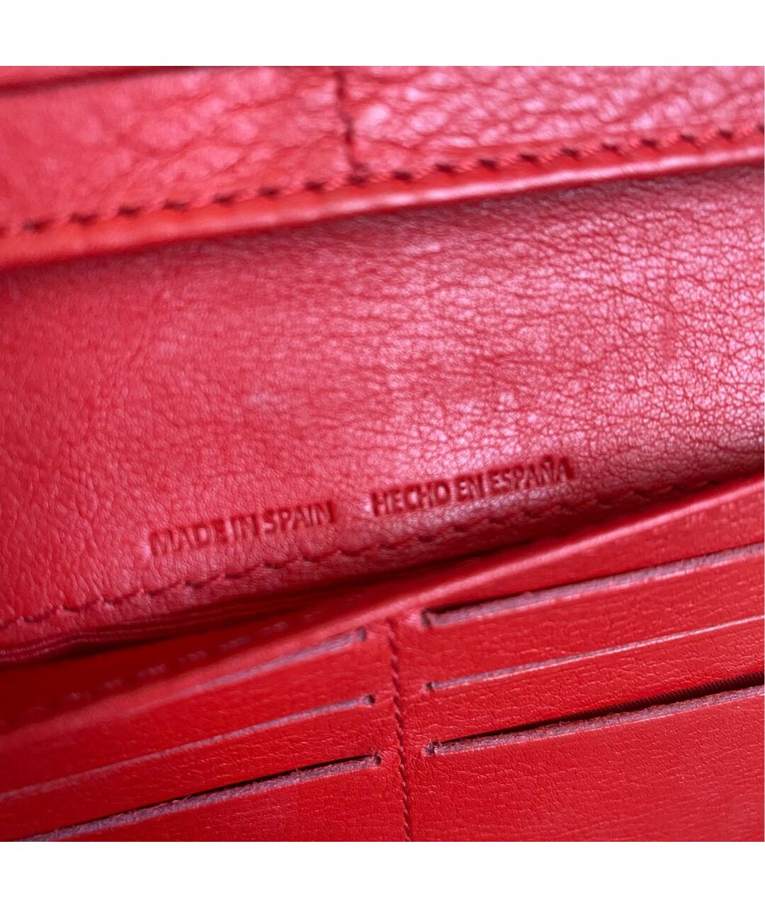 CH CAROLINA HERRERA Красный кожаный кошелек, фото 7