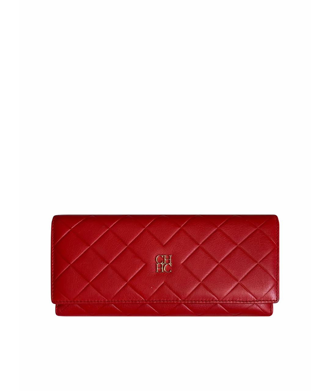 CH CAROLINA HERRERA Красный кожаный кошелек, фото 1