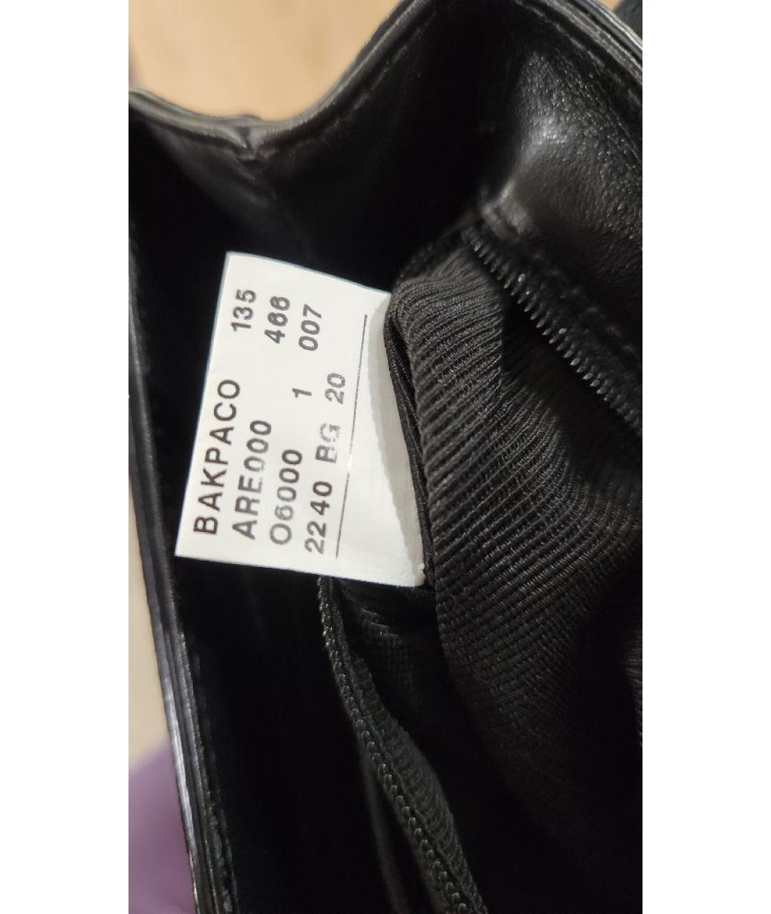 FURLA Черная кожаная сумка через плечо, фото 5