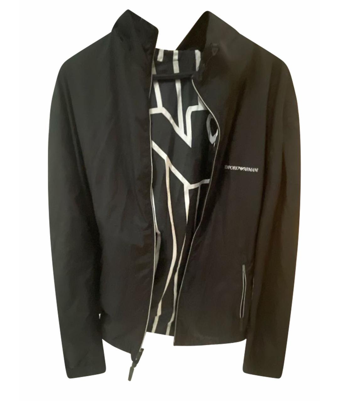 EMPORIO ARMANI Черная спортивная куртка, фото 1