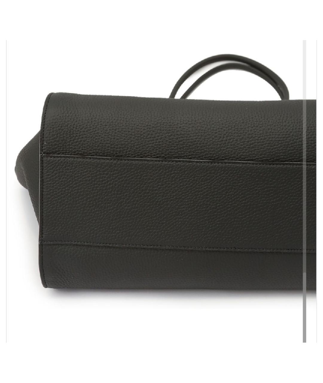 THE ROW Черная кожаная сумка тоут, фото 4