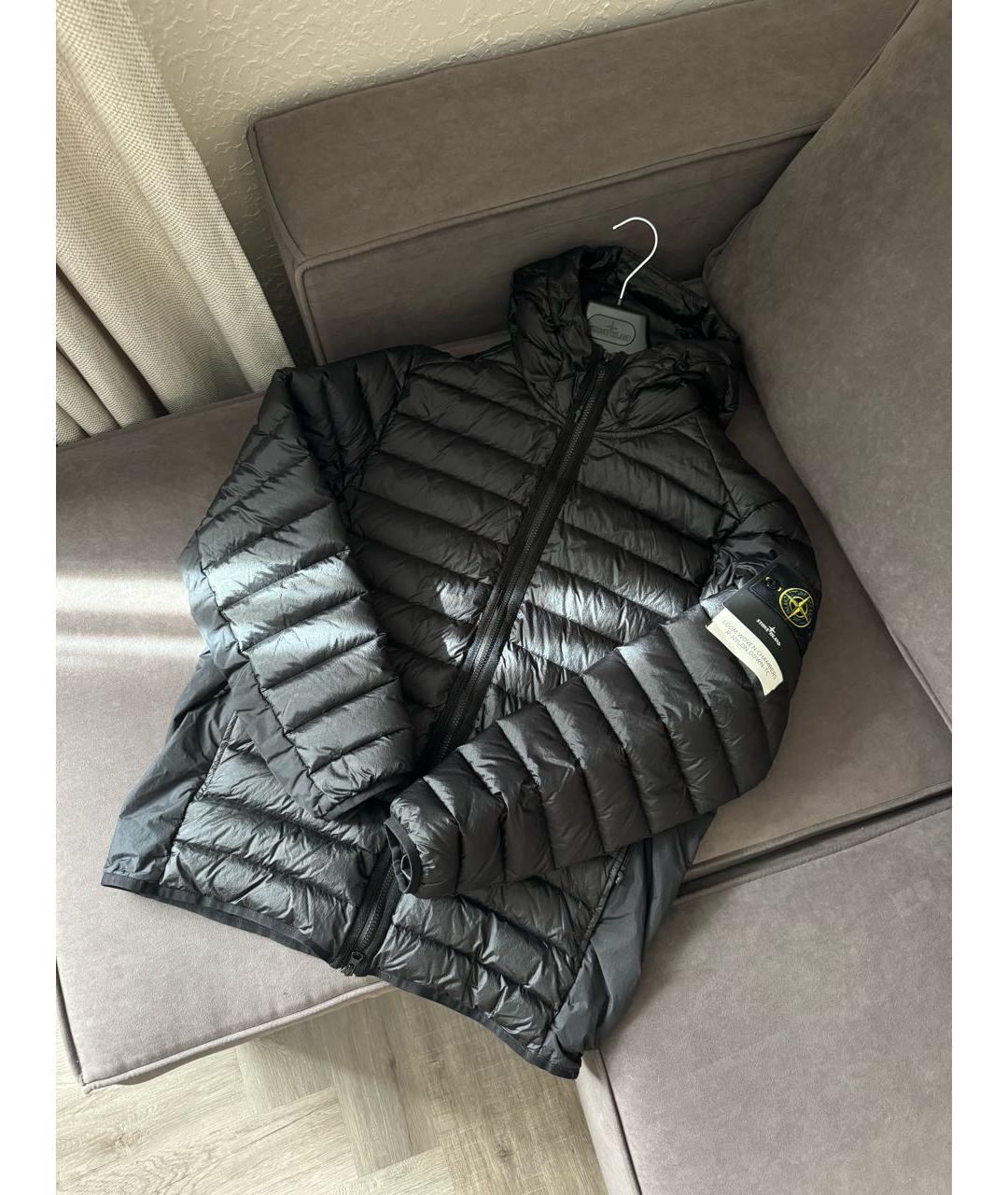 STONE ISLAND Черная куртка, фото 5