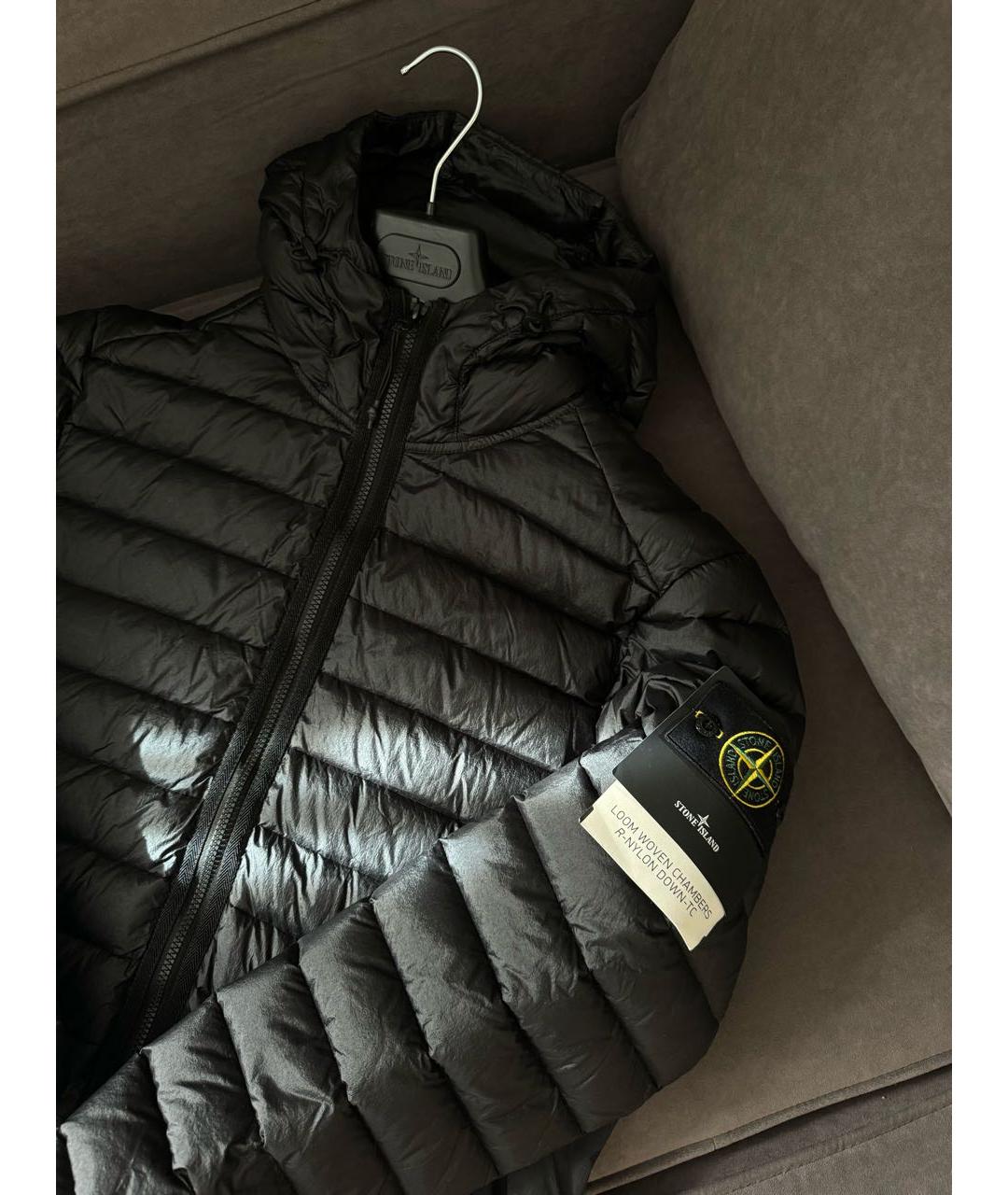 STONE ISLAND Черная куртка, фото 7