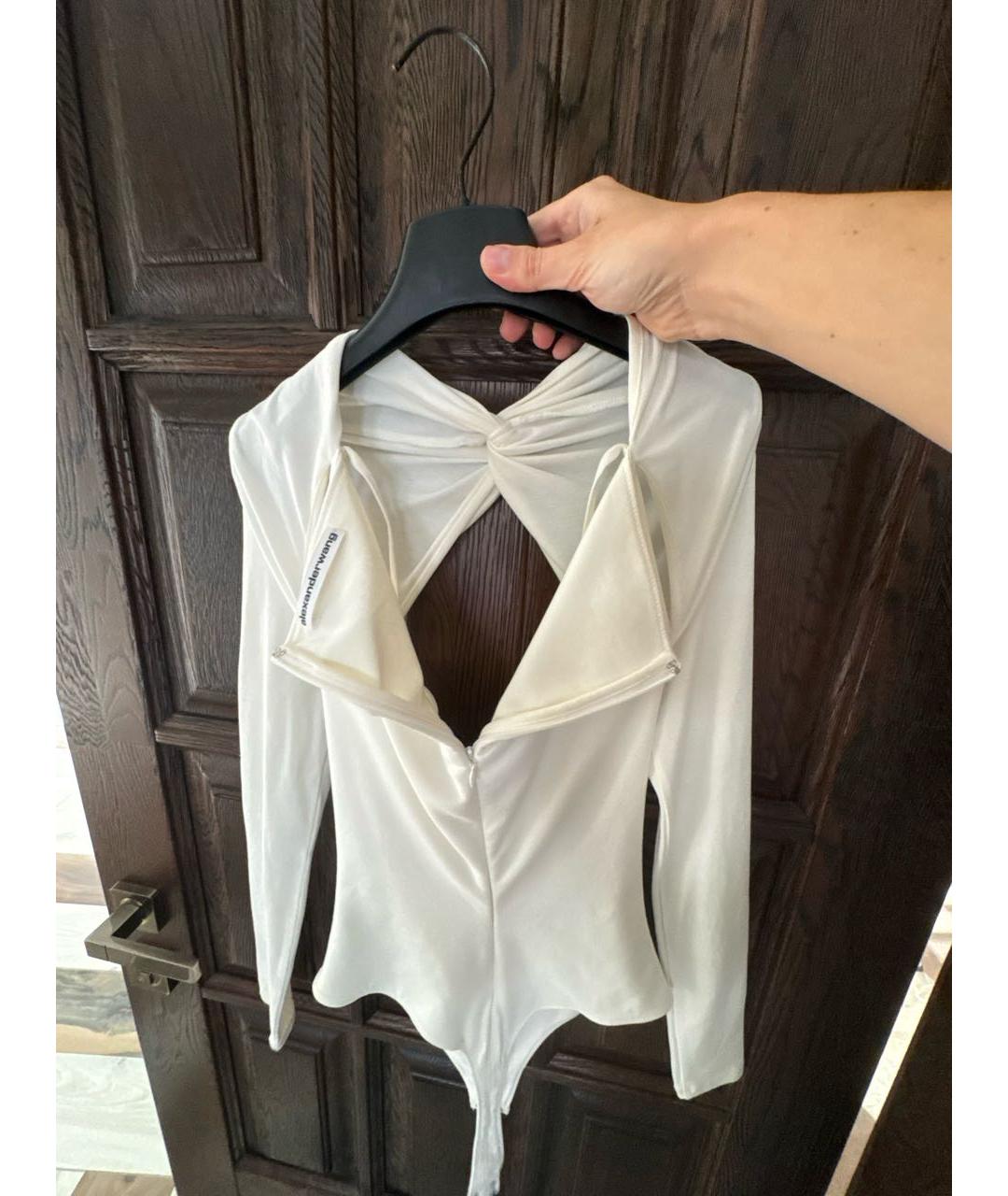 ALEXANDER WANG Белый хлопковый корсет, фото 4