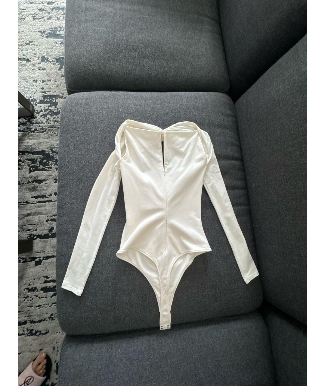 ALEXANDER WANG Белый хлопковый корсет, фото 2