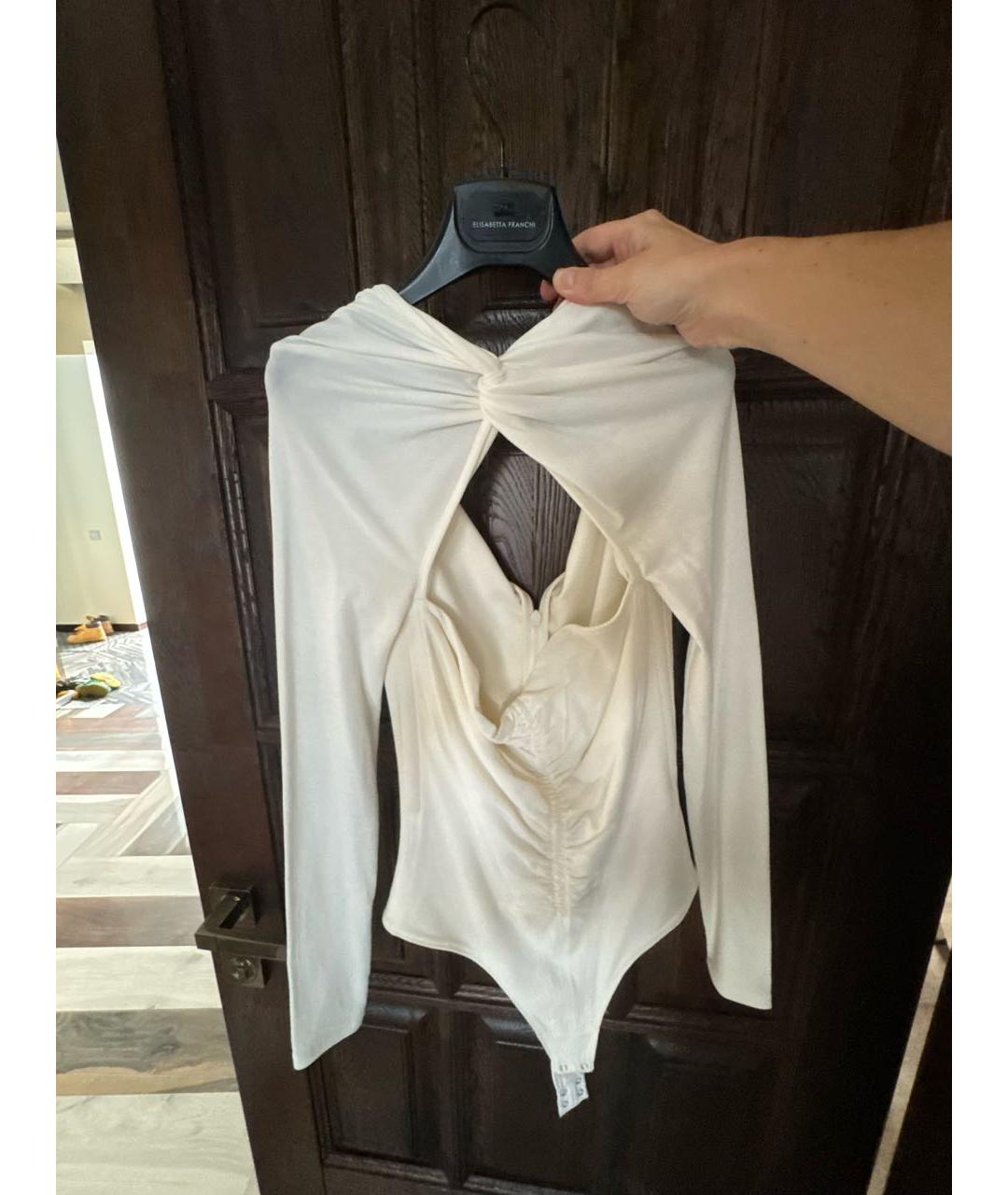 ALEXANDER WANG Белый хлопковый корсет, фото 3