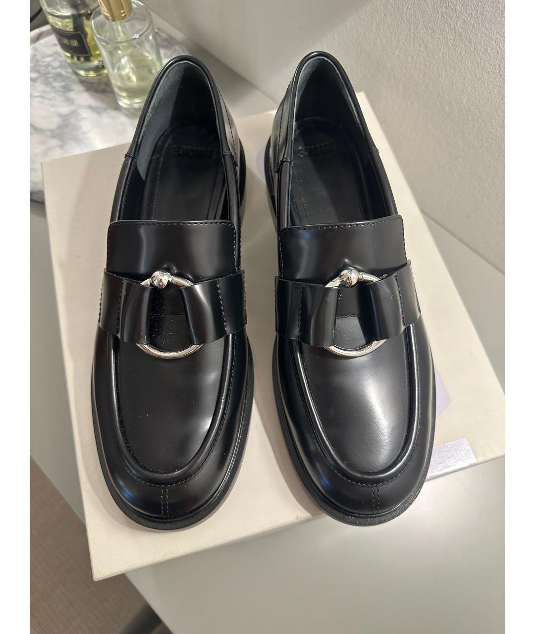 3JUIN Черные кожаные лоферы, фото 2