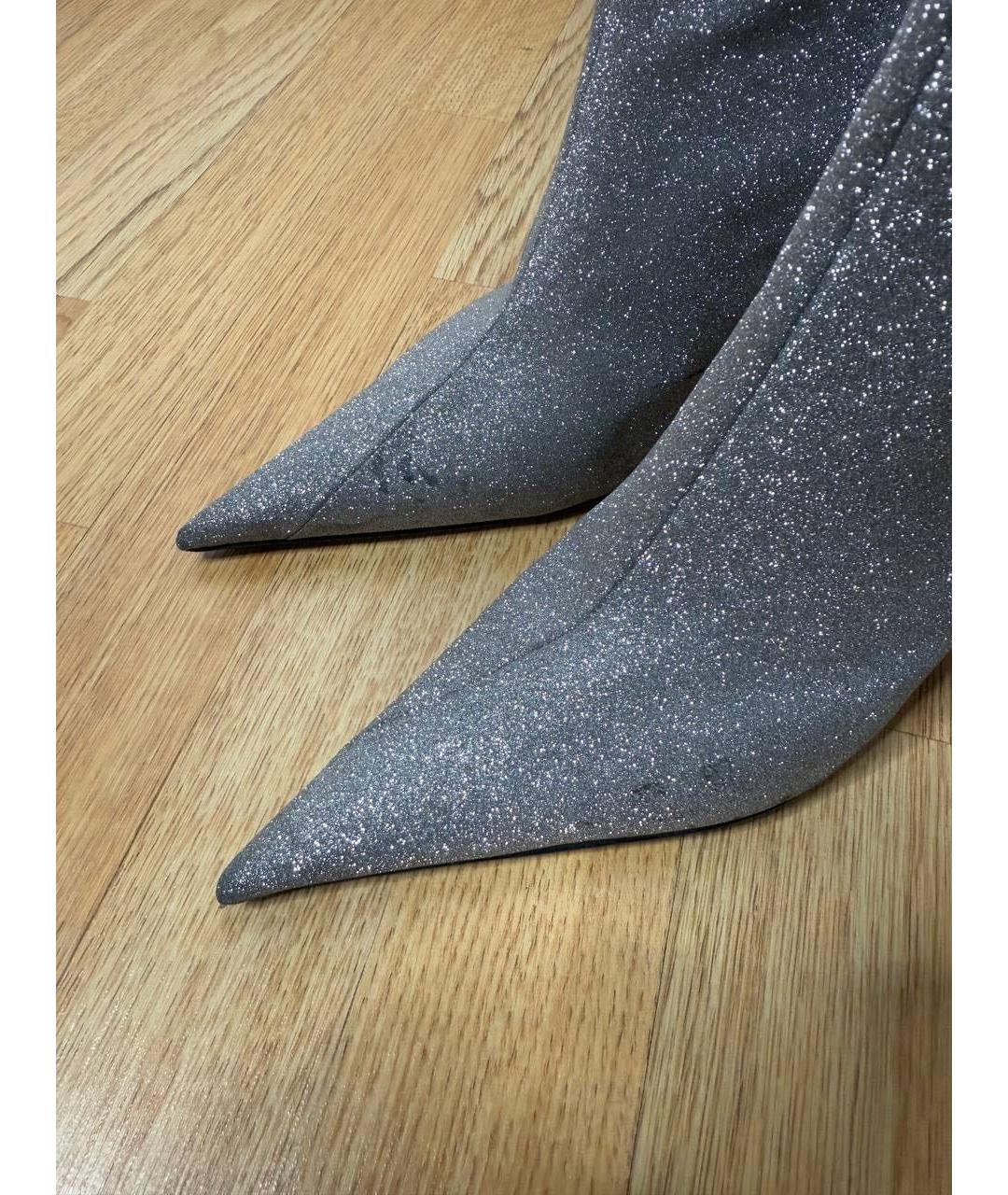 BALENCIAGA Серебряные ботильоны, фото 7