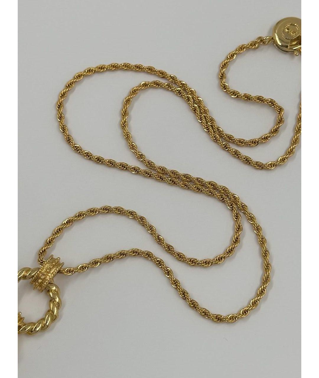 SONIA RYKIEL Золотой позолоченный кулон, фото 4