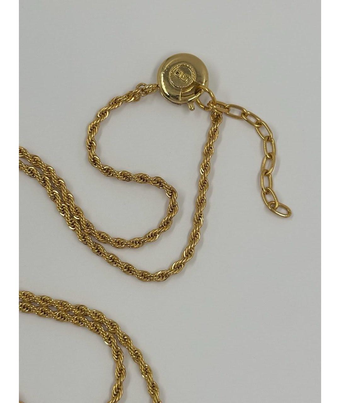 SONIA RYKIEL Золотой позолоченный кулон, фото 5