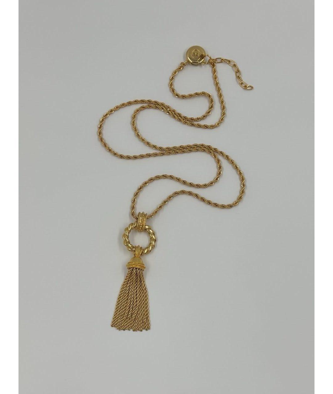 SONIA RYKIEL Золотой позолоченный кулон, фото 7