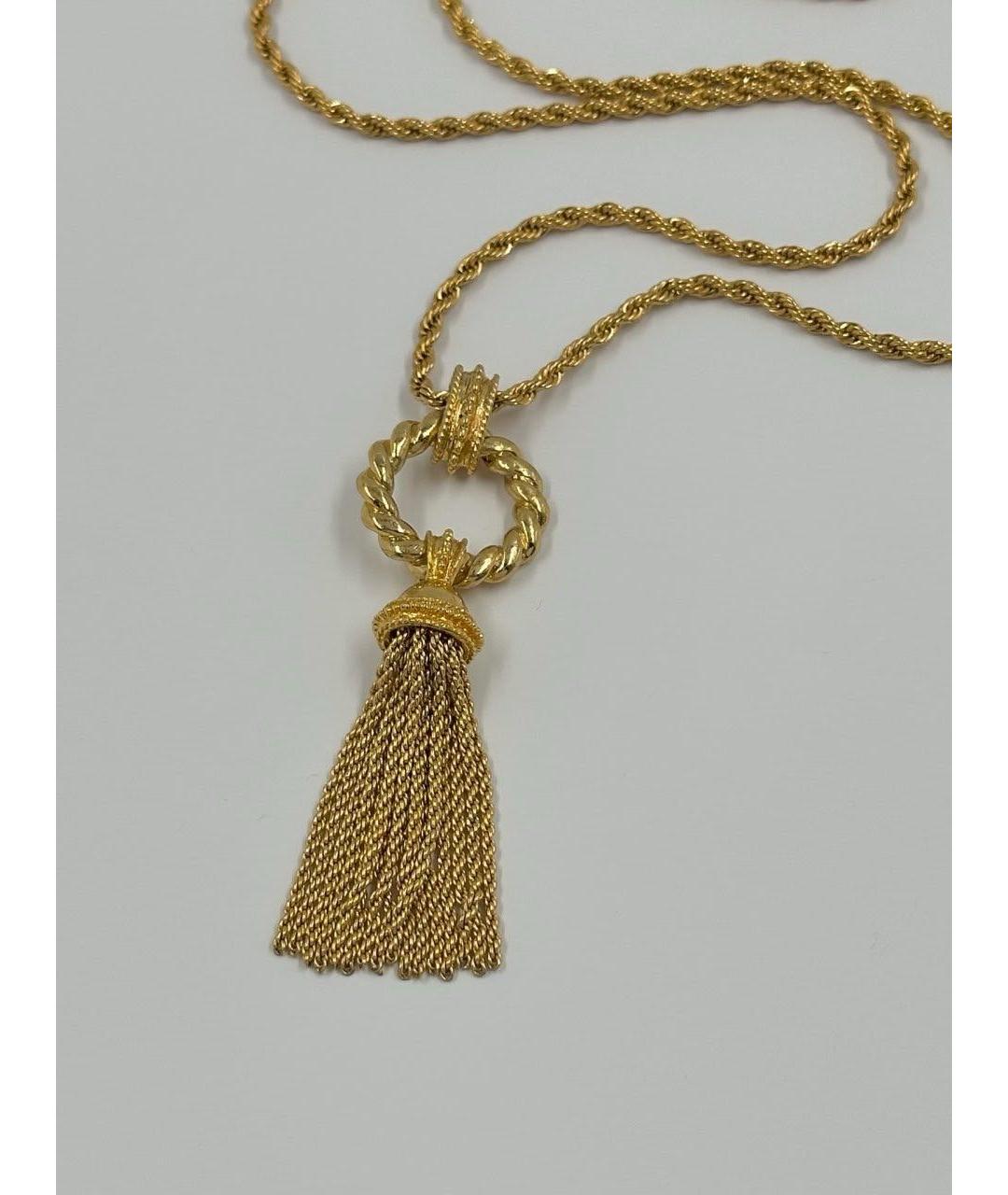 SONIA RYKIEL Золотой позолоченный кулон, фото 2