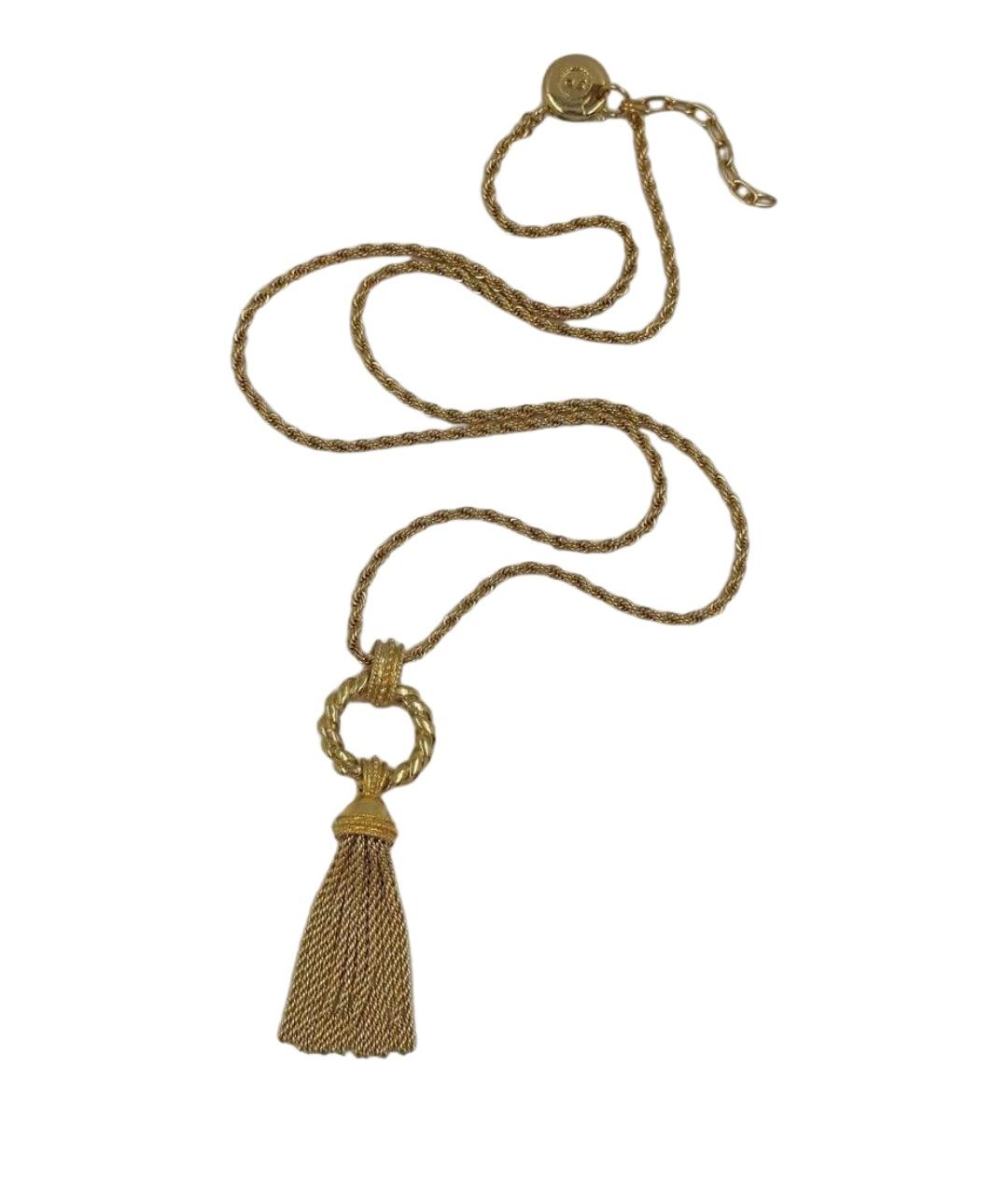 SONIA RYKIEL Золотой позолоченный кулон, фото 1