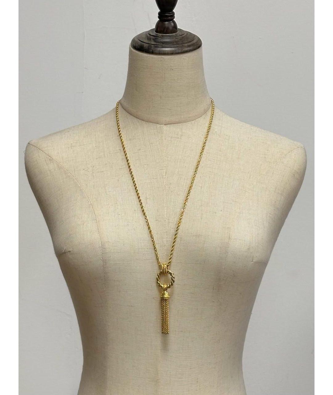 SONIA RYKIEL Золотой позолоченный кулон, фото 6