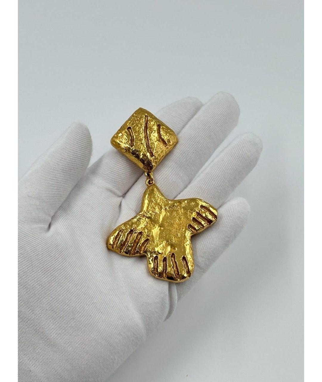 SONIA RYKIEL Золотая позолоченная булавка / брошь, фото 5