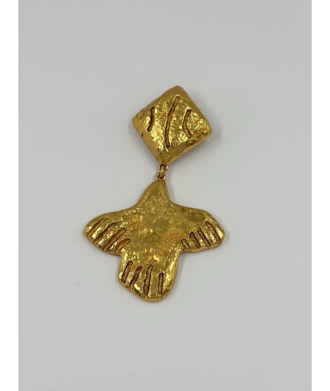 SONIA RYKIEL Золотая позолоченная булавка / брошь, фото 6