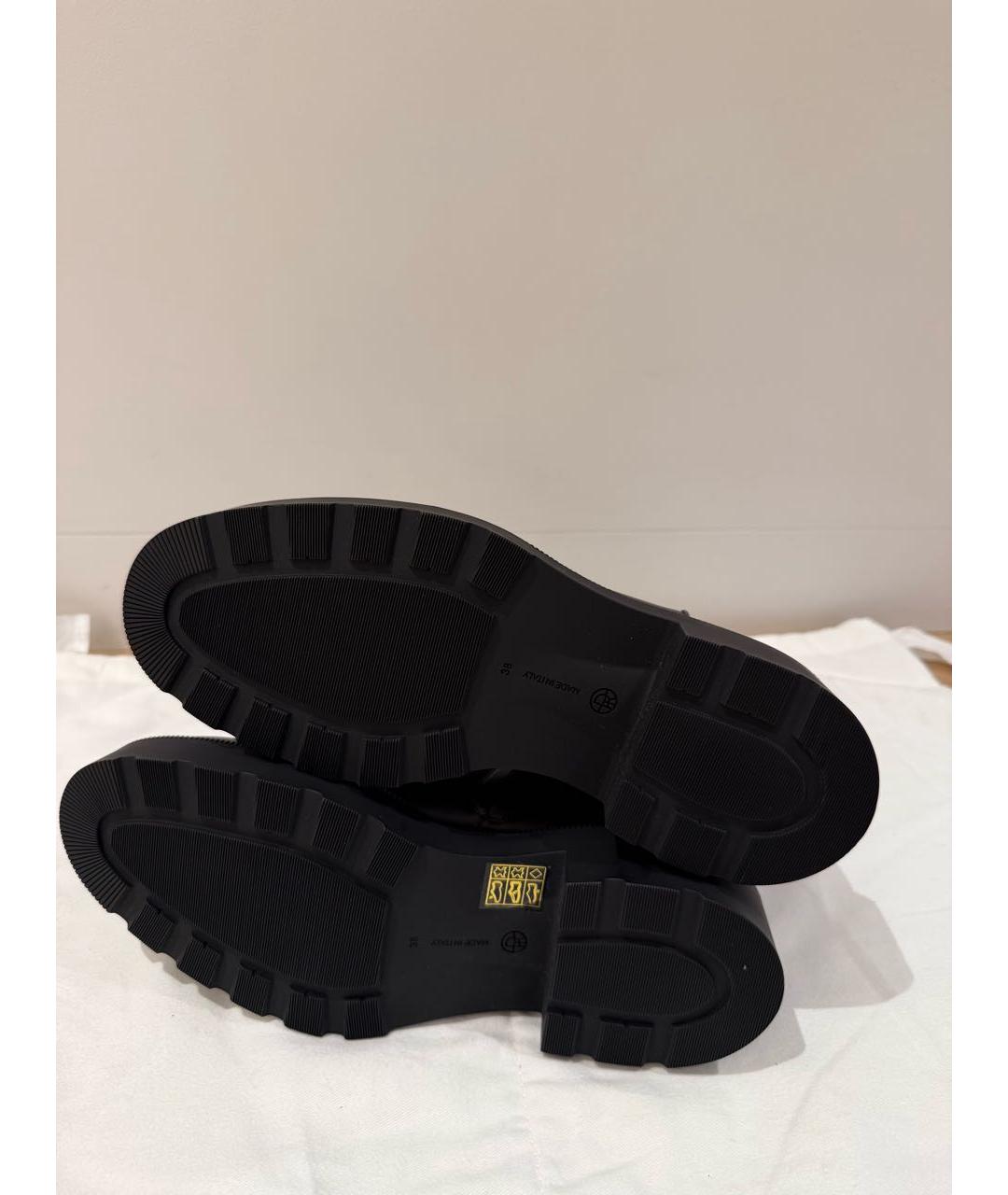 THE ROW Коричневые кожаные ботинки, фото 6