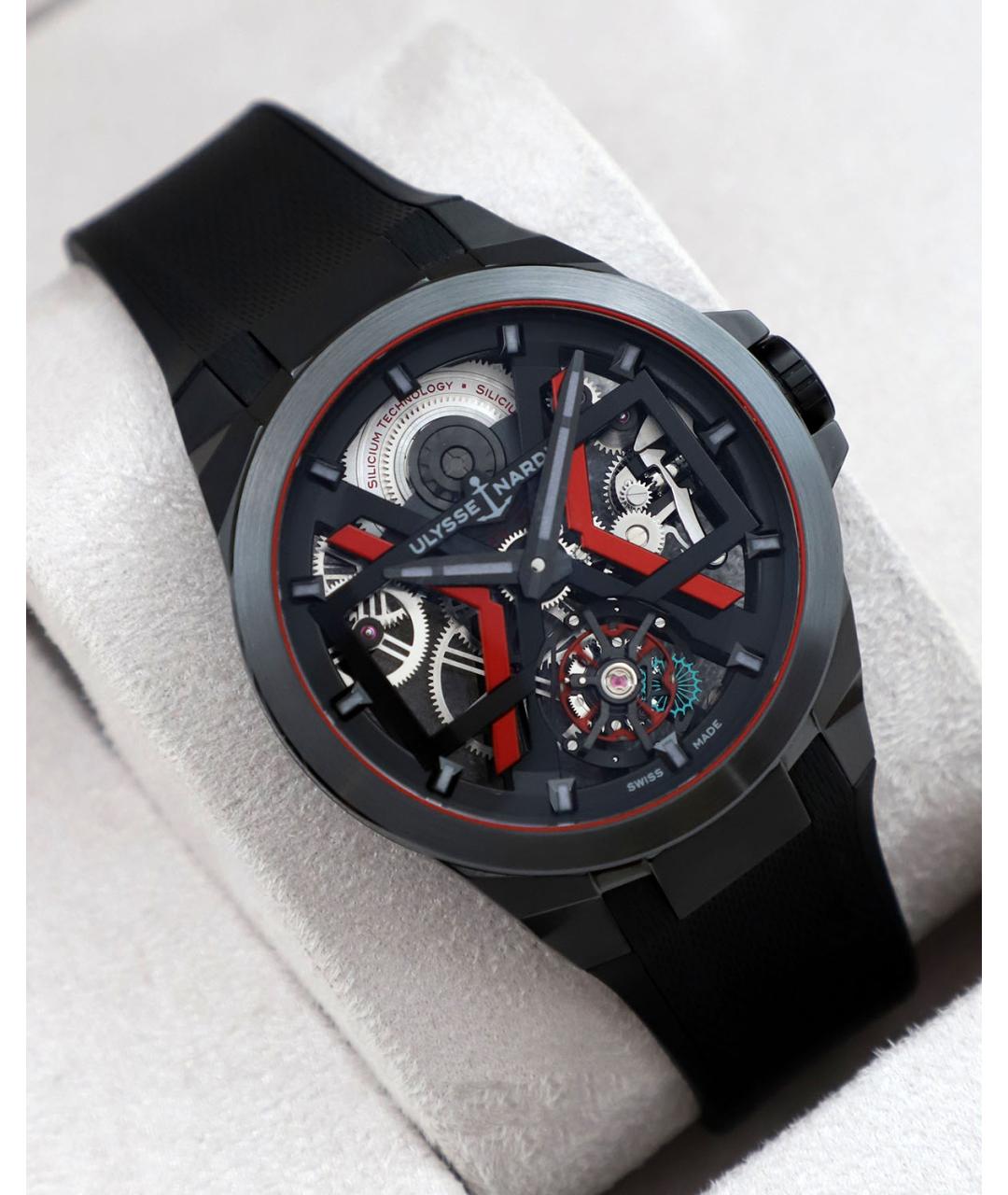 Ulysse Nardin Черные часы, фото 3