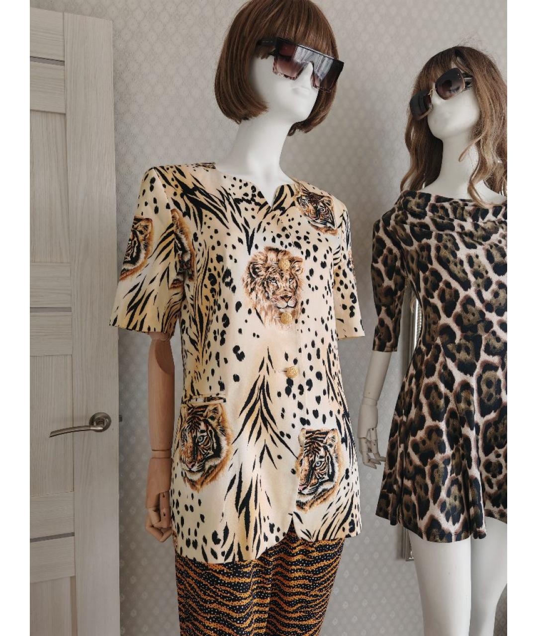 ESCADA Желтый хлопковый жакет/пиджак, фото 5