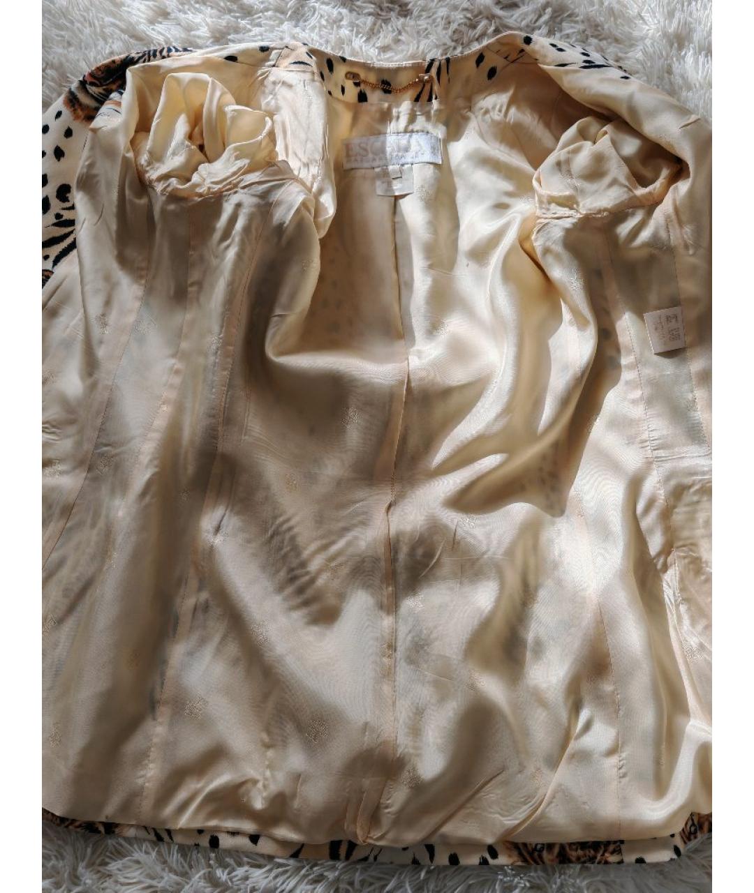 ESCADA Желтый хлопковый жакет/пиджак, фото 8