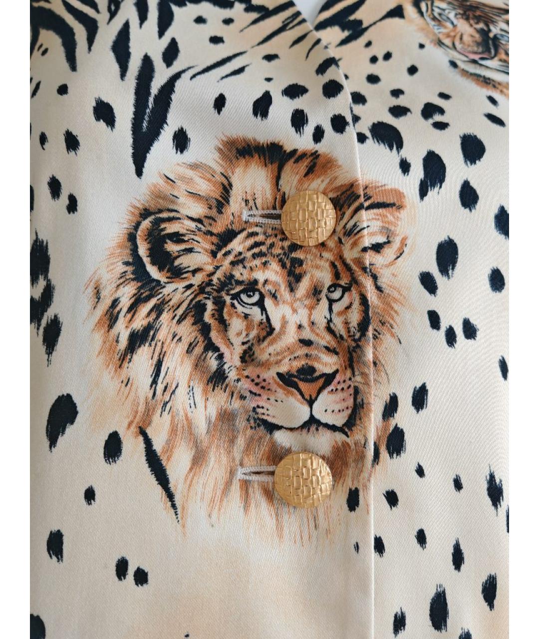 ESCADA Желтый хлопковый жакет/пиджак, фото 4