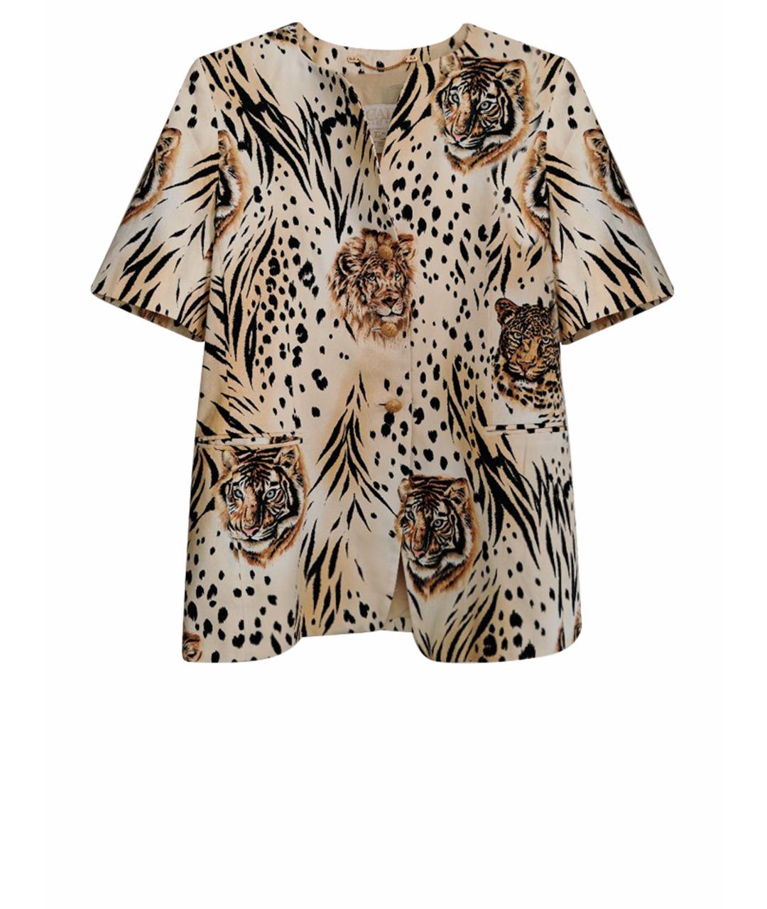 ESCADA Желтый хлопковый жакет/пиджак, фото 1