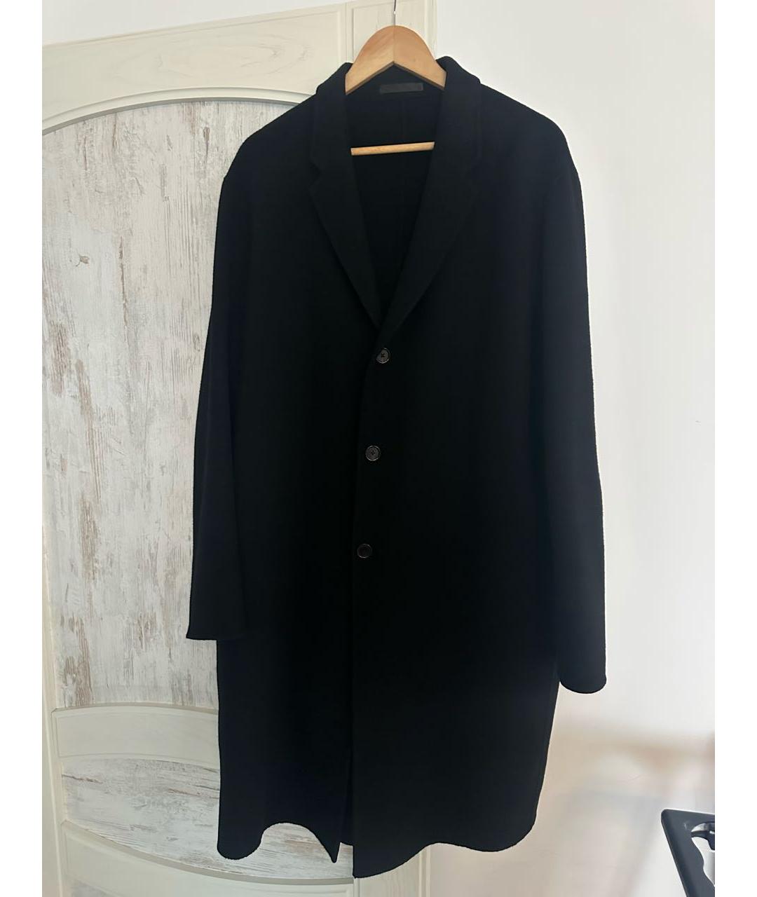 ACNE STUDIOS Черное шерстяное пальто, фото 3