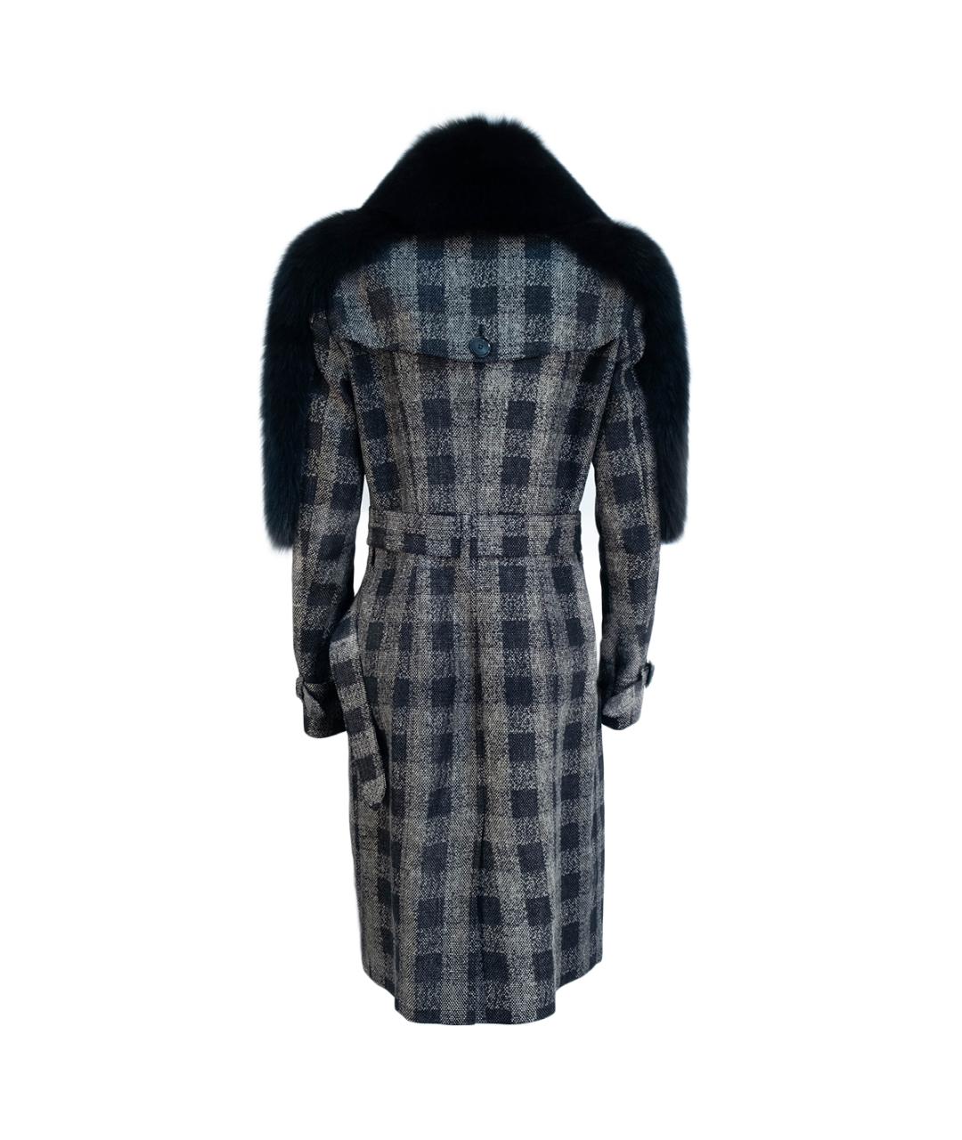 BURBERRY Черное пальто, фото 2