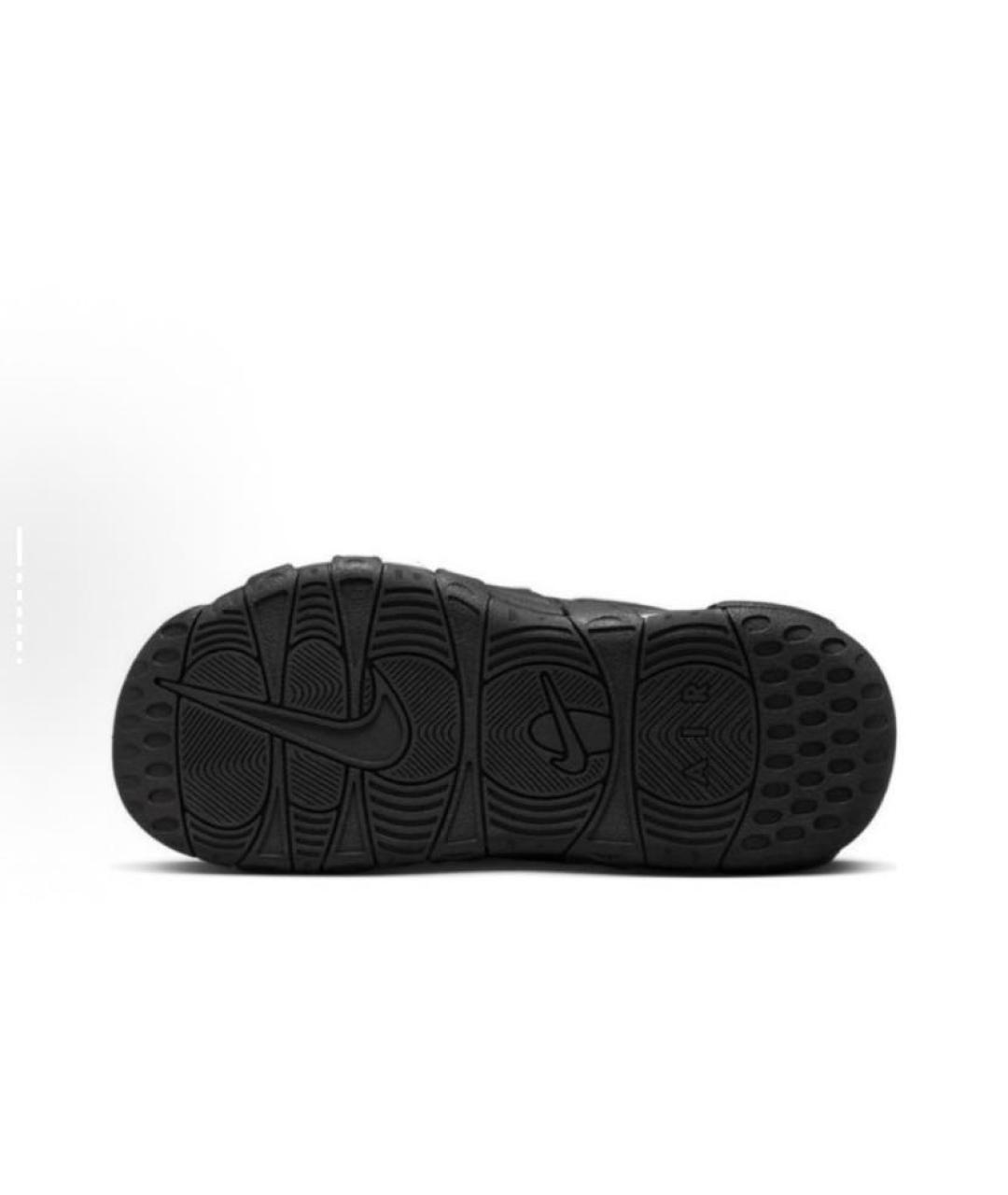 NIKE Черные резиновые шлепанцы, фото 3