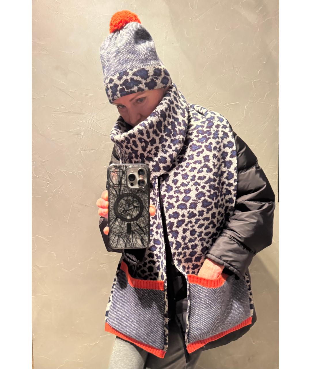 MARC BY MARC JACOBS Синяя шерстяная шапка, фото 6