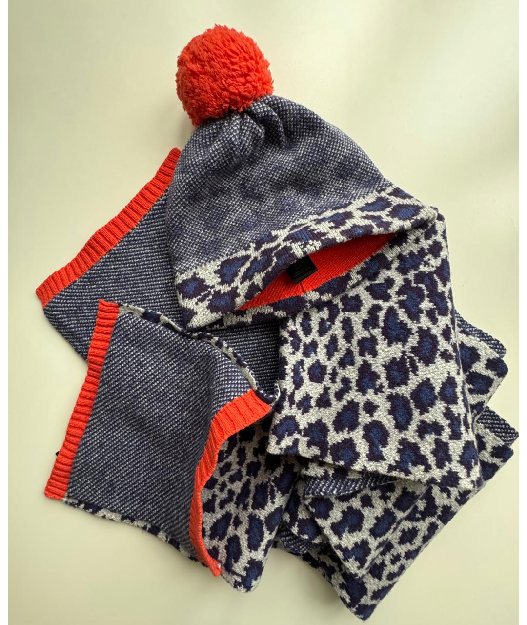 MARC BY MARC JACOBS Синяя шерстяная шапка, фото 5