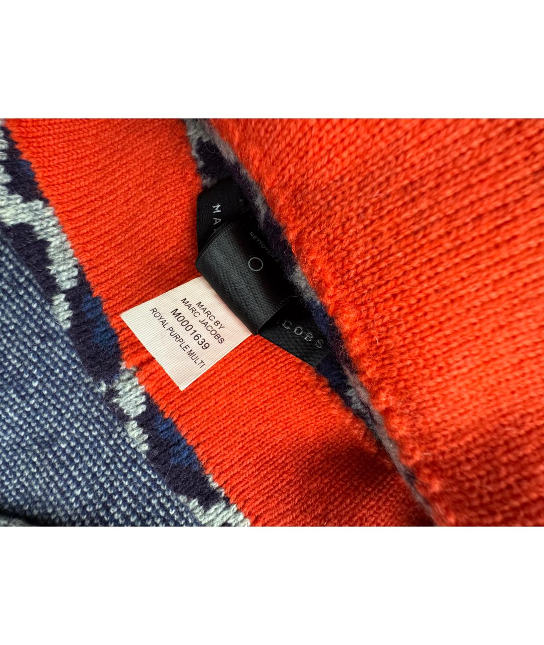 MARC BY MARC JACOBS Синяя шерстяная шапка, фото 4