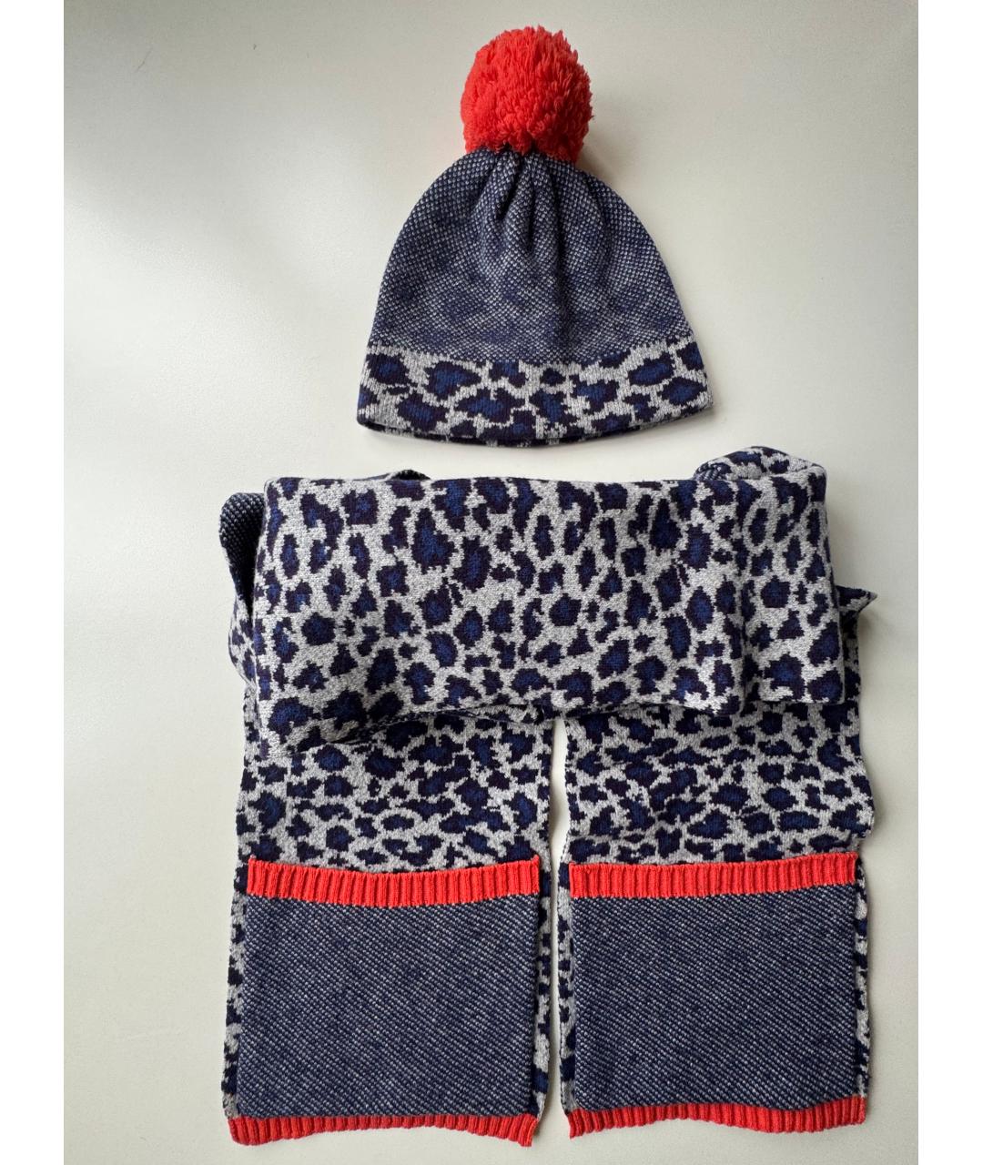 MARC BY MARC JACOBS Синяя шерстяная шапка, фото 7