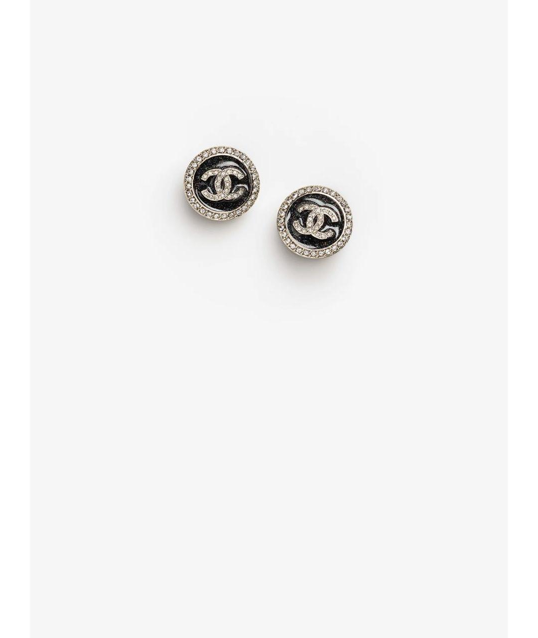 CHANEL Золотые металлические серьги, фото 3